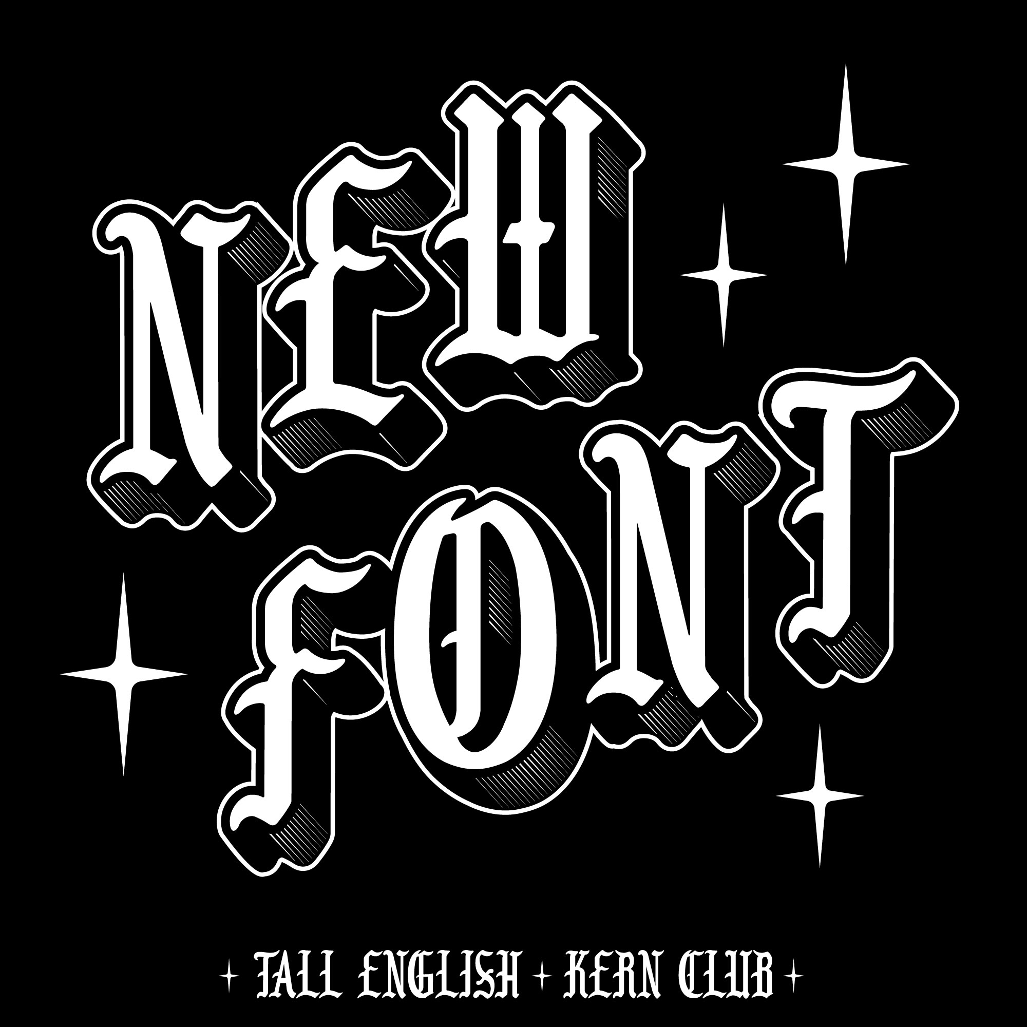 Tall English font, 2020